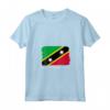 Donna Bandiera di Saint Kitts e Nevis Maglietta con Collo a V - Ideale per Patrioti e Collezionisti - Acquista Online!