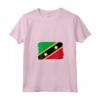 Donna Bandiera di Saint Kitts e Nevis Maglietta con Collo a V - Ideale per Patrioti e Collezionisti - Acquista Online!