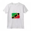 Donna Bandiera di Saint Kitts e Nevis Maglietta con Collo a V - Ideale per Patrioti e Collezionisti - Acquista Online!