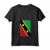 Donna Saint Kitts e Nevis Bandiera Kittian e Nevisian Pride Maglietta con Collo a V - Ideale come Regalo di Viaggio