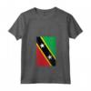 Donna Saint Kitts e Nevis Bandiera Kittian e Nevisian Pride Maglietta con Collo a V - Ideale come Regalo di Viaggio