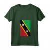 Donna Saint Kitts e Nevis Bandiera Kittian e Nevisian Pride Maglietta con Collo a V - Ideale come Regalo di Viaggio