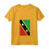 Donna Saint Kitts e Nevis Bandiera Kittian e Nevisian Pride Maglietta con Collo a V - Ideale come Regalo di Viaggio