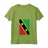 Donna Saint Kitts e Nevis Bandiera Kittian e Nevisian Pride Maglietta con Collo a V - Ideale come Regalo di Viaggio