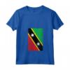 Donna Saint Kitts e Nevis Bandiera Kittian e Nevisian Pride Maglietta con Collo a V - Ideale come Regalo di Viaggio