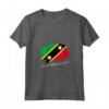 Donna Segnala Saint Kitts e Nevis Maglietta con Collo a V - Ideale Regalo per Chi ha Radici a Saint Kitts e Nevis - Leggera e Resistente