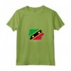 Donna Segnala Saint Kitts e Nevis Maglietta con Collo a V - Perfetta Idea Regalo per le Radici a Saint Kitts e Nevis