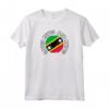 Saint Kitts e Nevis - Bandiera Paese Con Grunge Distressed S Maglietta - Souvenir Culturale di Orgoglio Patriottico