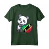 Bandiera di Saint Kitts e Nevis Panda Pride - Maglietta Cuore di Saint Kitts e Nevis - Ideale per Mostrare il Tuo Orgoglio