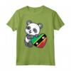 Bandiera di Saint Kitts e Nevis Panda Pride - Maglietta Cuore di Saint Kitts e Nevis - Ideale per Mostrare il Tuo Orgoglio
