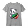Bandiera di Saint Kitts e Nevis Panda Pride - Maglietta Cuore di Saint Kitts e Nevis - Ideale per Mostrare il Tuo Orgoglio