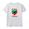 Saint Kitts e Nevis Amore Cuore Indipendenza Giorno Caraibi Maglietta - Ideale per Labor Day e Carnevale dei Caraibi