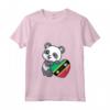 Donna Bandiera di Saint Kitts e Nevis Panda Pride Saint Kitts e Nevis Maglietta con Collo a V - Ideale per Mostrare l'Orgoglio di Saint Kitts e Nevis