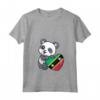 Donna Bandiera di Saint Kitts e Nevis Panda Pride Saint Kitts e Nevis Maglietta con Collo a V - Ideale per Mostrare l'Orgoglio di Saint Kitts e Nevis