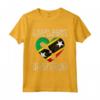 Ho Saint Kitts e Nevis sulla mia camicia e nel mio cuore - Maglietta con Design Bandiera per Cittadini di Saint Kitts e Nevis