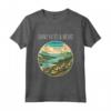 Saint Kitts e Nevis Scenario Art Deco Maglietta - Souvenir Unico per Viaggiatori e Turisti