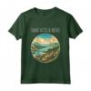 Saint Kitts e Nevis Scenario Art Deco Maglietta - Souvenir Unico per Viaggiatori e Turisti