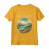 Saint Kitts e Nevis Scenario Art Deco Maglietta - Souvenir Unico per Viaggiatori e Turisti