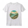 Saint Kitts e Nevis Scenario Art Deco Maglietta - Souvenir Unico per Viaggiatori e Turisti