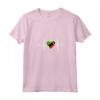 Saint Kitts e Nevis Bandiera Cuore Love Maglietta con Collo a V - Ideale per Indipendenza e Regali Patriottici