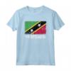 Saint Kitts e Nevis Bandiera - Maglietta Design Grunge Souvenir per Uomo e Donna