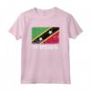Saint Kitts e Nevis Bandiera - Maglietta Design Grunge Souvenir per Uomo e Donna