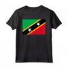 Bandiera Saint Kitts e Nevis Maglietta - Leggera e con Taglio Classico - Ideale per Mostrare l'Orgoglio Nazionale