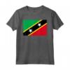 Bandiera Saint Kitts e Nevis Maglietta - Leggera e con Taglio Classico - Ideale per Mostrare l'Orgoglio Nazionale