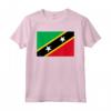 Bandiera Saint Kitts e Nevis Maglietta - Leggera e con Taglio Classico - Ideale per Mostrare l'Orgoglio Nazionale