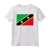Bandiera Saint Kitts e Nevis Maglietta - Leggera e con Taglio Classico - Ideale per Mostrare l'Orgoglio Nazionale