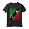 Bandiera di Saint Kitts e Nevis - Maglietta con Design Elegante per Mostrare Amore e Orgoglio - Ideale per Uomini, Donne e Bambini