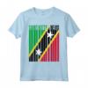 Bandiera di Saint Kitts e Nevis - Maglietta con Design Elegante per Mostrare Amore e Orgoglio - Ideale per Uomini, Donne e Bambini