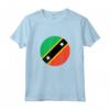 Bandiera Saint Kitts e Nevis - Maglietta Patriottica per Uomini, Donne e Bambini - Orgoglio Saint Kitts e Nevis