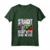 Donna Straight Outta Saint Kitts e Nevis Bandiera Maglietta con Collo a V - Ideale come Souvenir dell'Isola