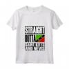 Donna Straight Outta Saint Kitts e Nevis Bandiera Maglietta con Collo a V - Ideale come Souvenir dell'Isola