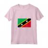 Donna Bandiera Saint Kitts e Nevis Maglietta con Collo a V - Mostra il tuo orgoglio per la tua patria!