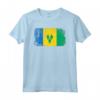 Camicia Bandiera Vintage Made In Saint Vincent e Grenadine - Maglietta Sportiva Souvenir per Regalo Compleanno Personalizzato