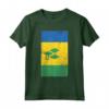 Saint Vincent and the Grenadines Kingstown Distressed Flag Maglietta - Show Your SVG Pride with this Unique Design
