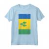 Saint Vincent and the Grenadines Kingstown Distressed Flag Maglietta - Show Your SVG Pride with this Unique Design