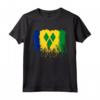 Maglia Bandiera Saint-Vincent-et-les-Grenadine - Maglietta Uomo/Donna - Ideale come Regalo per Saint-Vincent-et-les-Grenadine