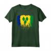 Maglia Bandiera Saint-Vincent-et-les-Grenadine - Maglietta Uomo/Donna - Ideale come Regalo per Saint-Vincent-et-les-Grenadine
