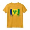 Maglia Bandiera Saint-Vincent-et-les-Grenadine - Maglietta Uomo/Donna - Ideale come Regalo per Saint-Vincent-et-les-Grenadine