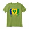 Maglia Bandiera Saint-Vincent-et-les-Grenadine - Maglietta Uomo/Donna - Ideale come Regalo per Saint-Vincent-et-les-Grenadine
