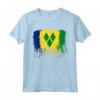 Maglia Bandiera Saint-Vincent-et-les-Grenadine - Maglietta Uomo/Donna - Ideale come Regalo per Saint-Vincent-et-les-Grenadine
