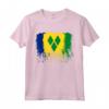 Maglia Bandiera Saint-Vincent-et-les-Grenadine - Maglietta Uomo/Donna - Ideale come Regalo per Saint-Vincent-et-les-Grenadine