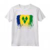 Maglia Bandiera Saint-Vincent-et-les-Grenadine - Maglietta Uomo/Donna - Ideale come Regalo per Saint-Vincent-et-les-Grenadine