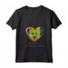 Donna I Love Heart of Oak Bandiera St Vincent e Grenadine - Maglietta con Collo a V - Cuore di Quercia per Esprimere Orgoglio Nazionale