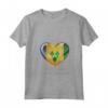 Donna I Love Heart of Oak Bandiera St Vincent e Grenadine - Maglietta con Collo a V - Cuore di Quercia per Esprimere Orgoglio Nazionale