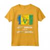 Maglietta Vincy con bandiera Saint Vincent e Grenadine - Teeshirt Vintage Vincentian - Ideale per Eventi Sportivi o Regalo Souvenir