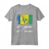 Maglietta Vincy con bandiera Saint Vincent e Grenadine - Teeshirt Vintage Vincentian - Ideale per Eventi Sportivi o Regalo Souvenir